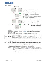 Предварительный просмотр 41 страницы Ecolab 183042 Operating Instructions Manual