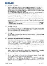 Предварительный просмотр 56 страницы Ecolab 183042 Operating Instructions Manual