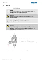 Предварительный просмотр 28 страницы Ecolab 249240 Operating Instructions Manual