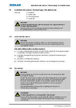 Предварительный просмотр 35 страницы Ecolab 249240 Operating Instructions Manual