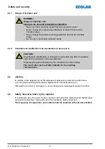 Предварительный просмотр 50 страницы Ecolab 249240 Operating Instructions Manual