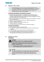 Предварительный просмотр 51 страницы Ecolab 249240 Operating Instructions Manual