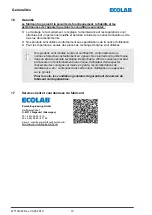 Предварительный просмотр 84 страницы Ecolab 249240 Operating Instructions Manual