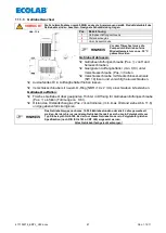 Preview for 47 page of Ecolab 417102214 User Manual