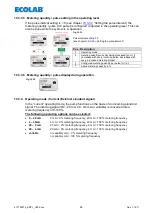 Preview for 89 page of Ecolab 417102214 User Manual