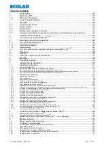 Preview for 122 page of Ecolab 417102214 User Manual