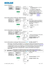 Preview for 158 page of Ecolab 417102214 User Manual