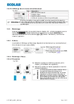 Preview for 160 page of Ecolab 417102214 User Manual