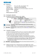 Preview for 178 page of Ecolab 417102214 User Manual