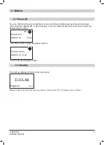 Предварительный просмотр 6 страницы Ecolab BF4-P Software Manual