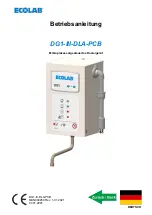 Предварительный просмотр 3 страницы Ecolab DG1-III-DLA-PCB Operating Instructions Manual