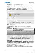 Предварительный просмотр 9 страницы Ecolab DG1-III-DLA-PCB Operating Instructions Manual