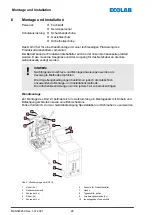 Предварительный просмотр 28 страницы Ecolab DG1-III-DLA-PCB Operating Instructions Manual