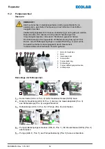 Предварительный просмотр 54 страницы Ecolab DG1-III-DLA-PCB Operating Instructions Manual