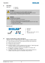 Предварительный просмотр 108 страницы Ecolab DG1-III-DLA-PCB Operating Instructions Manual