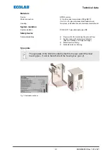 Preview for 133 page of Ecolab DG1-III-DLA-PCB Operating Instructions Manual