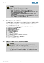 Предварительный просмотр 16 страницы Ecolab EcoAdd Operating Instructions Manual