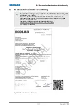 Предварительный просмотр 197 страницы Ecolab EcoAdd Operating Instructions Manual