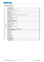 Предварительный просмотр 21 страницы Ecolab Ecoplus-PCB Operating Instruction