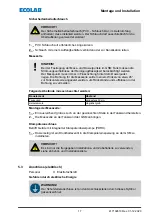 Preview for 18 page of Ecolab EcoPlus PDRX Short Operating Instructions