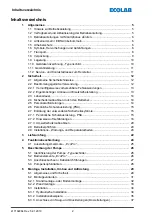 Preview for 4 page of Ecolab EcoPro Operating Instructions Manual