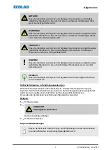 Preview for 9 page of Ecolab EcoPro Operating Instructions Manual