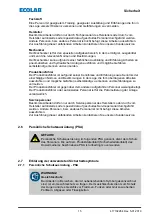 Предварительный просмотр 17 страницы Ecolab EcoPro Operating Instructions Manual