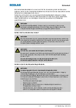 Preview for 21 page of Ecolab EcoPro Operating Instructions Manual