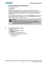 Preview for 27 page of Ecolab EcoPro Operating Instructions Manual