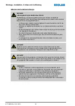 Preview for 32 page of Ecolab EcoPro Operating Instructions Manual