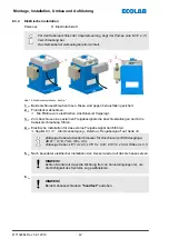 Preview for 44 page of Ecolab EcoPro Operating Instructions Manual