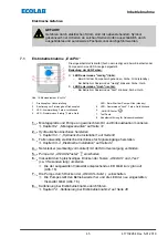 Preview for 47 page of Ecolab EcoPro Operating Instructions Manual