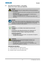 Preview for 53 page of Ecolab EcoPro Operating Instructions Manual