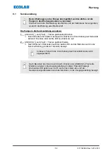 Preview for 55 page of Ecolab EcoPro Operating Instructions Manual