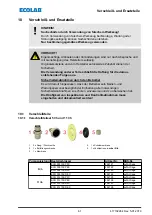 Preview for 63 page of Ecolab EcoPro Operating Instructions Manual