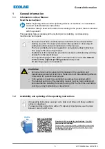 Preview for 97 page of Ecolab EcoPro Operating Instructions Manual