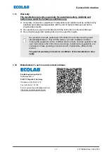 Preview for 103 page of Ecolab EcoPro Operating Instructions Manual