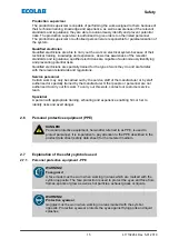 Preview for 107 page of Ecolab EcoPro Operating Instructions Manual