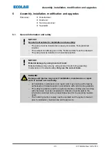 Preview for 121 page of Ecolab EcoPro Operating Instructions Manual