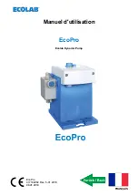 Preview for 183 page of Ecolab EcoPro Operating Instructions Manual