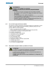 Preview for 287 page of Ecolab EcoPro Operating Instructions Manual