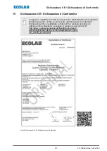 Preview for 361 page of Ecolab EcoPro Operating Instructions Manual