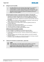 Preview for 388 page of Ecolab EcoPro Operating Instructions Manual