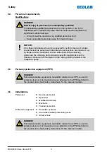 Предварительный просмотр 23 страницы Ecolab Elados EMP E60 Series Short Operating Instructions