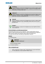 Preview for 11 page of Ecolab Elados EMP KKS E60 Operating Instructions Manual