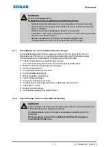 Preview for 17 page of Ecolab Elados EMP KKS E60 Operating Instructions Manual