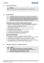 Preview for 24 page of Ecolab Elados EMP KKS E60 Operating Instructions Manual