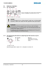 Preview for 38 page of Ecolab Elados EMP KKS E60 Operating Instructions Manual