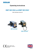 Preview for 137 page of Ecolab Elados EMP KKS E60 Operating Instructions Manual