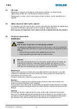 Preview for 152 page of Ecolab Elados EMP KKS E60 Operating Instructions Manual